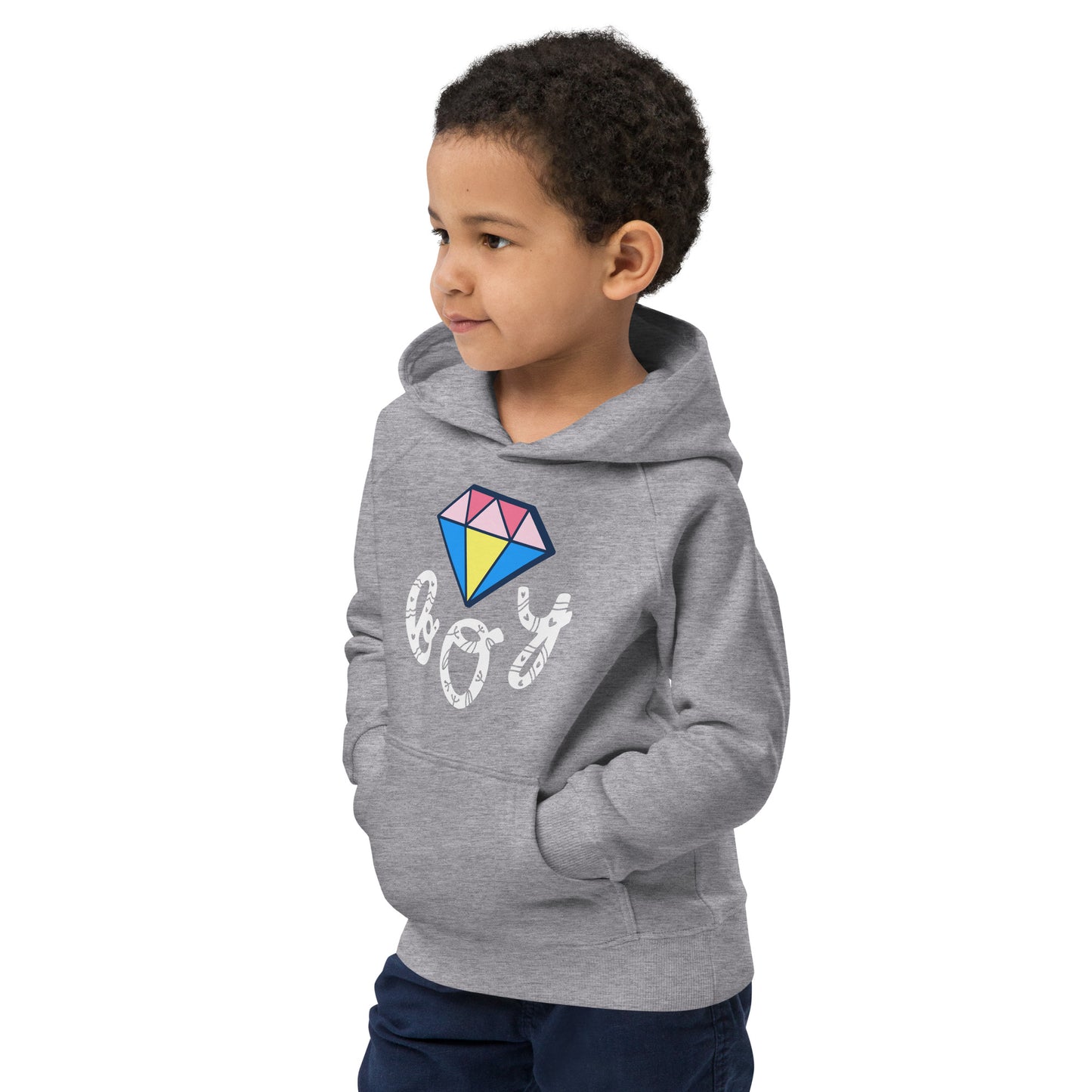 DIAMOND BOY  Kids eco hoodie
