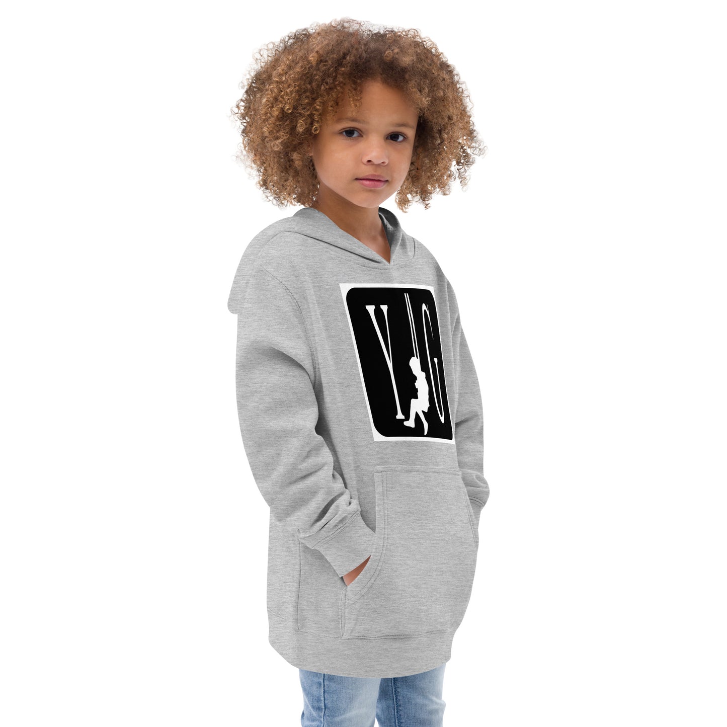 YOUNG GENIUS GEAR SWINGER Kids fleece hoodie  Black/ Blue/ Gray/ White