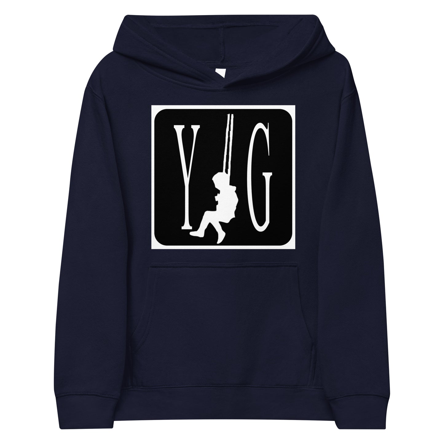 YOUNG GENIUS GEAR SWINGER Kids fleece hoodie  Black/ Blue/ Gray/ White
