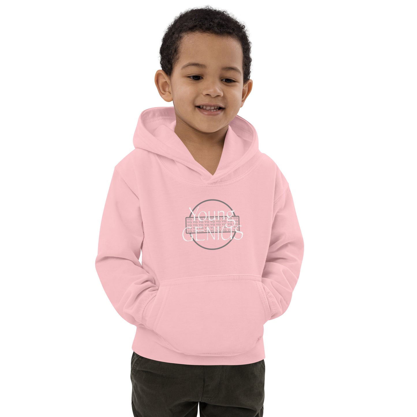 YOUNG GENIUS GEAR  Kids Hoodie  Black/ Blue/ Gray/ Pink