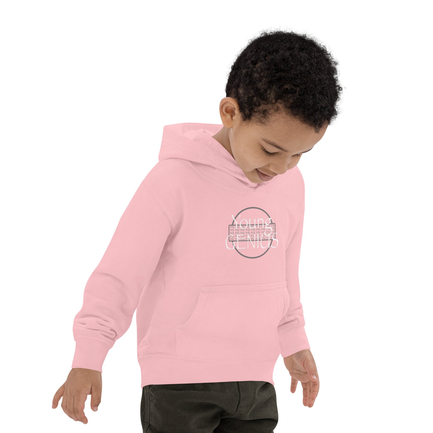 YOUNG GENIUS GEAR  Kids Hoodie  Black/ Blue/ Gray/ Pink