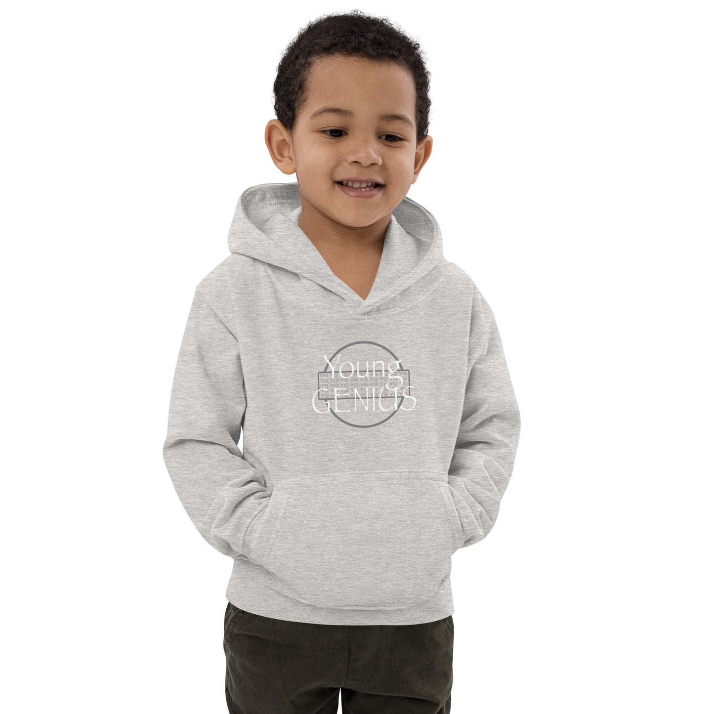 YOUNG GENIUS GEAR  Kids Hoodie  Black/ Blue/ Gray/ Pink