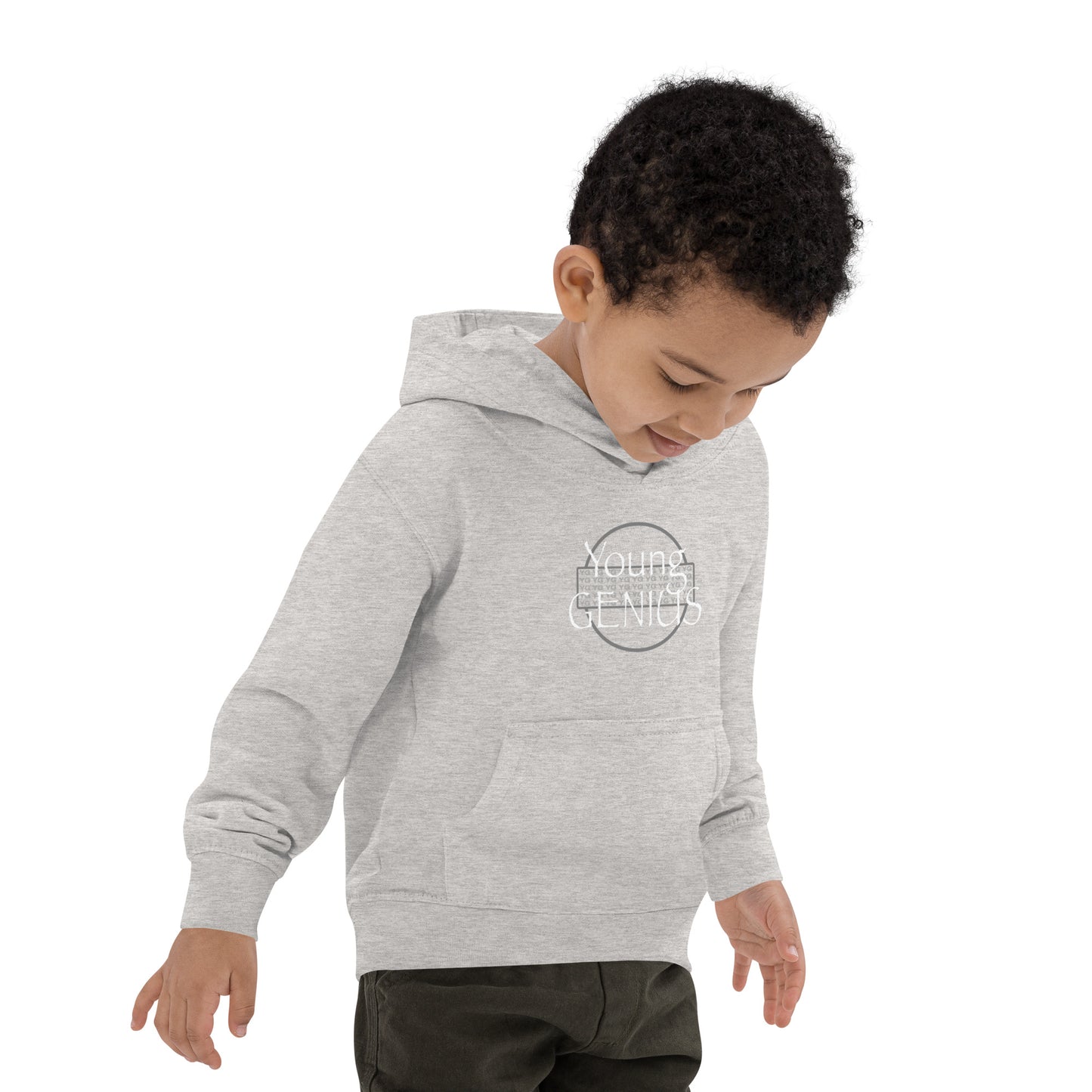 YOUNG GENIUS GEAR  Kids Hoodie  Black/ Blue/ Gray/ Pink