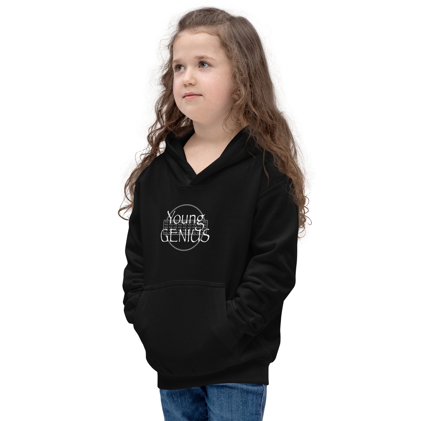 YOUNG GENIUS GEAR  Kids Hoodie  Black/ Blue/ Gray/ Pink