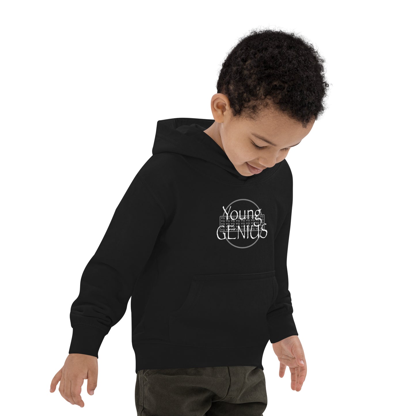 YOUNG GENIUS GEAR  Kids Hoodie  Black/ Blue/ Gray/ Pink