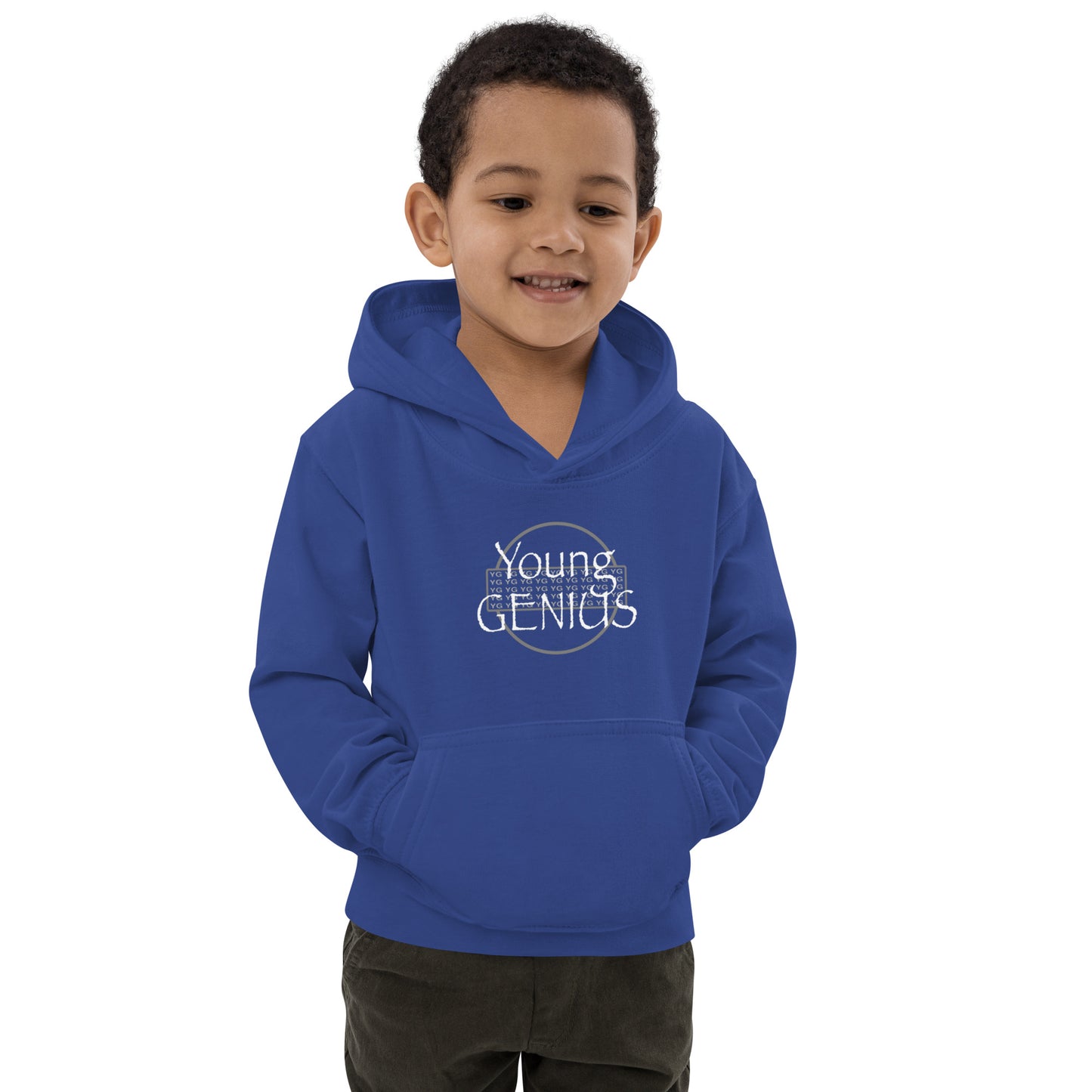 YOUNG GENIUS GEAR  Kids Hoodie  Black/ Blue/ Gray/ Pink