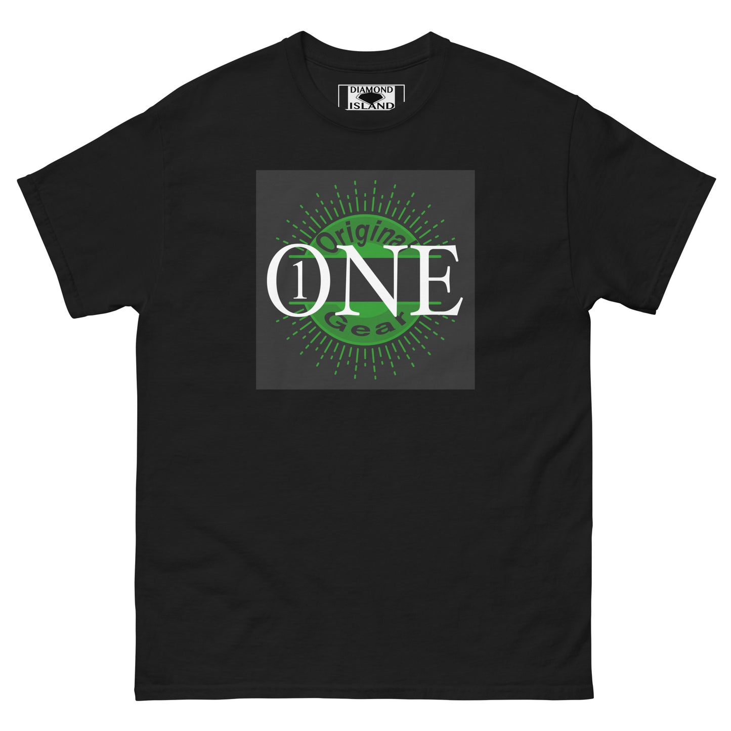 ONE ORIGINAL GEAR  Men's classic tee  Irish Green/ Black;  Black/ Irish Green