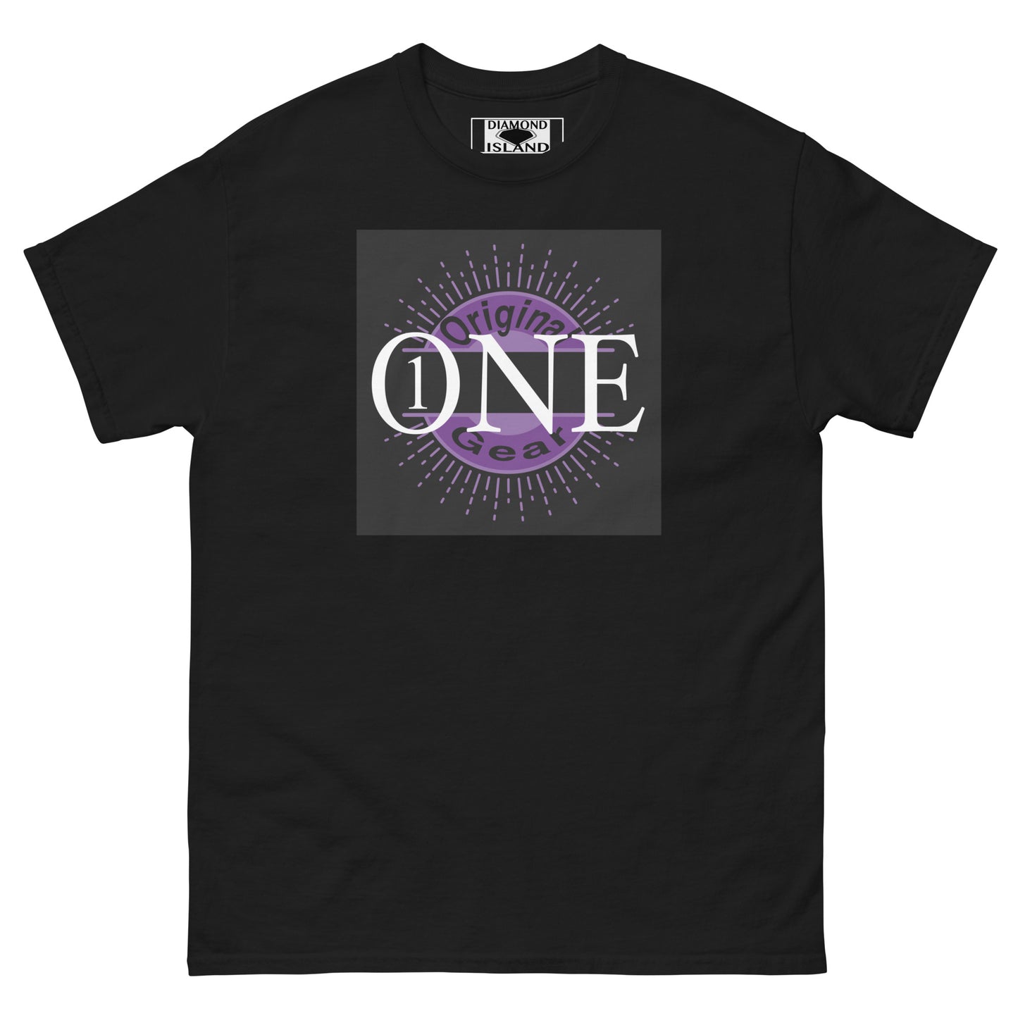 ONE ORIGINAL GEAR  Men's classic tee  Purple/ Black;  Black/ Purple