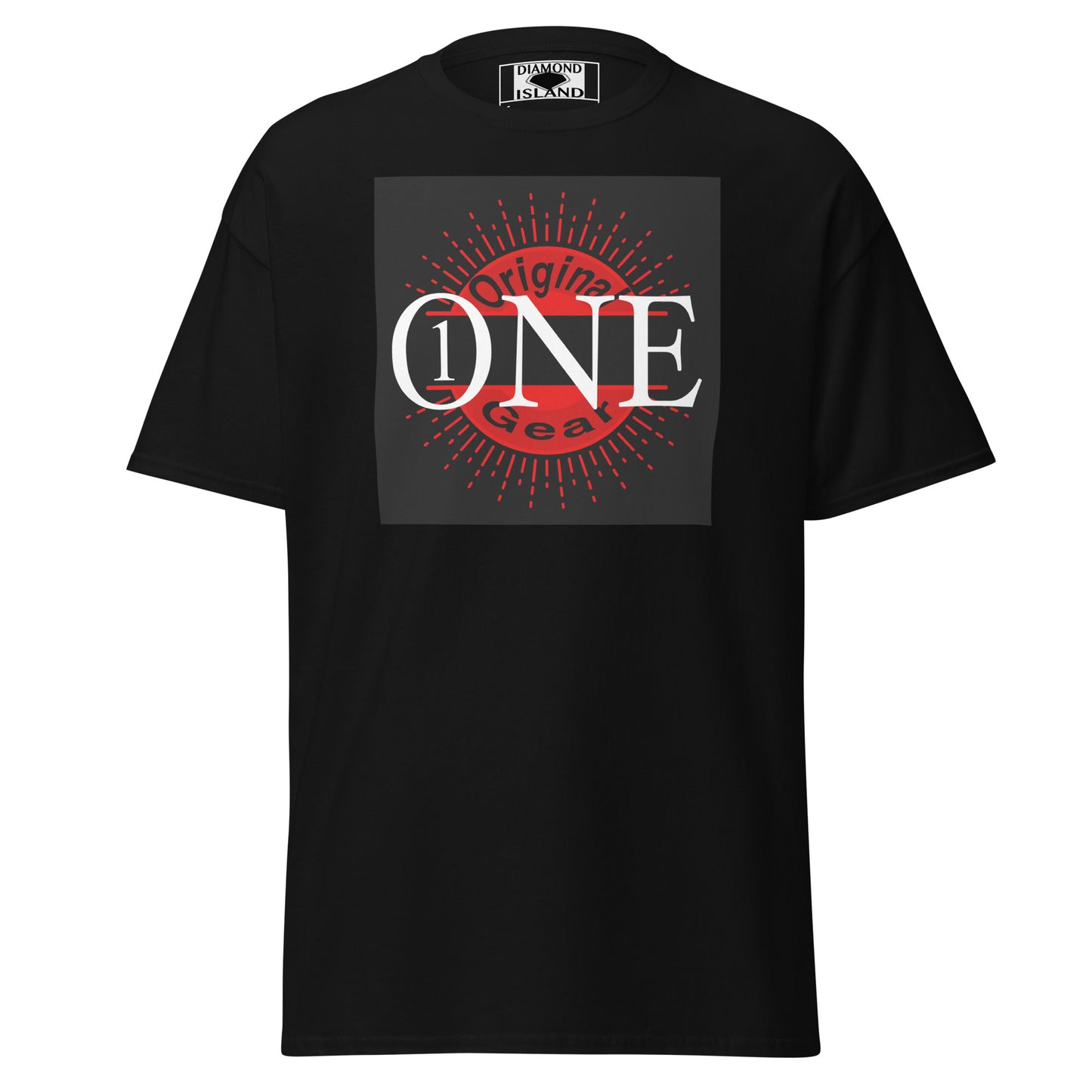 ONE ORIGINAL GEAR  Men's classic tee  Red/ Black;  Black/Red