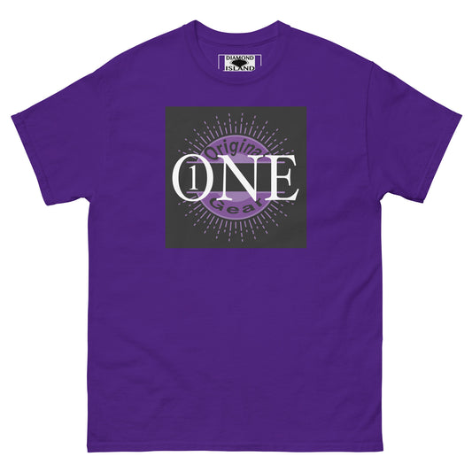 ONE ORIGINAL GEAR  Men's classic tee  Purple/ Black;  Black/ Purple
