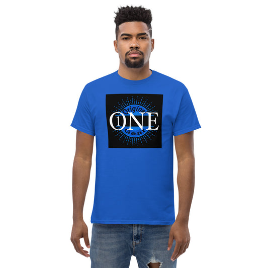 ONE ORIGINAL GEAR  Men's classic tee  Royal Blue/Black; Black/Royal Blue