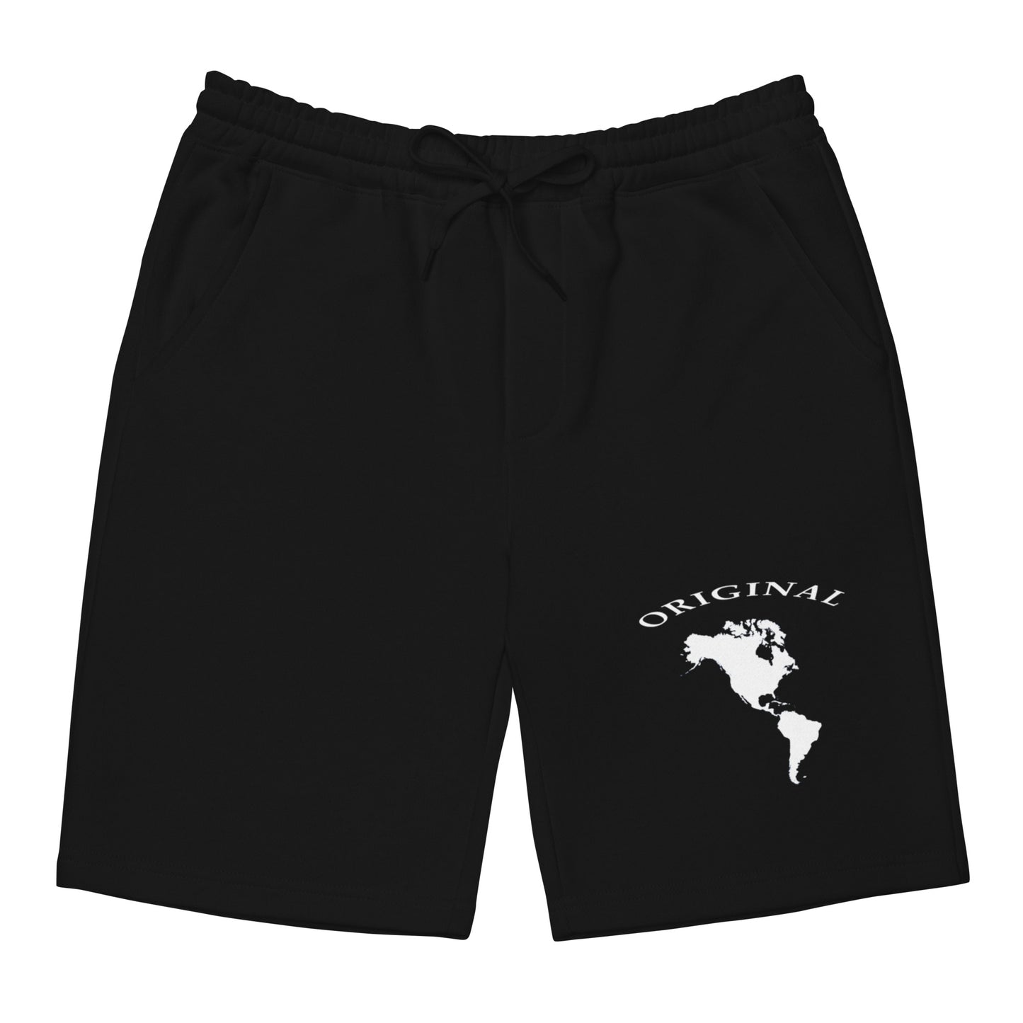 ONE ORIGINAL GEAR  Men's fleece shorts  Black/ White