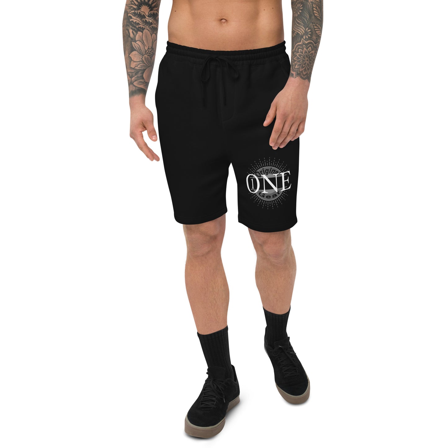 ONE ORIGINAL GEAR  Men's fleece shorts  Black