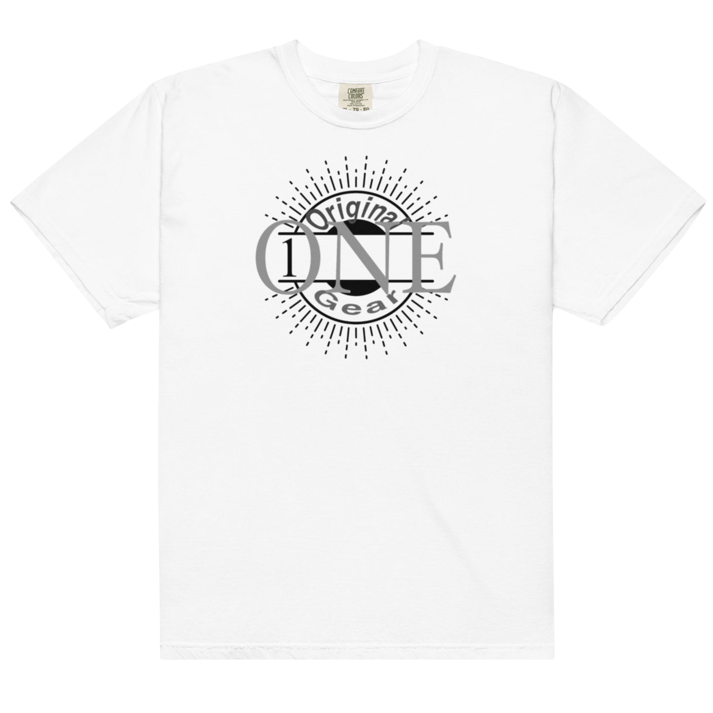 ONE ORIGINAL GEAR  heavyweight t-shirt  White/ Black