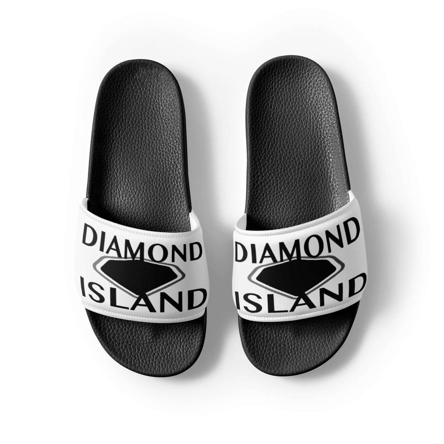 DIAMOND ISLAND  Men’s slides   Black/ White;  White/ Black