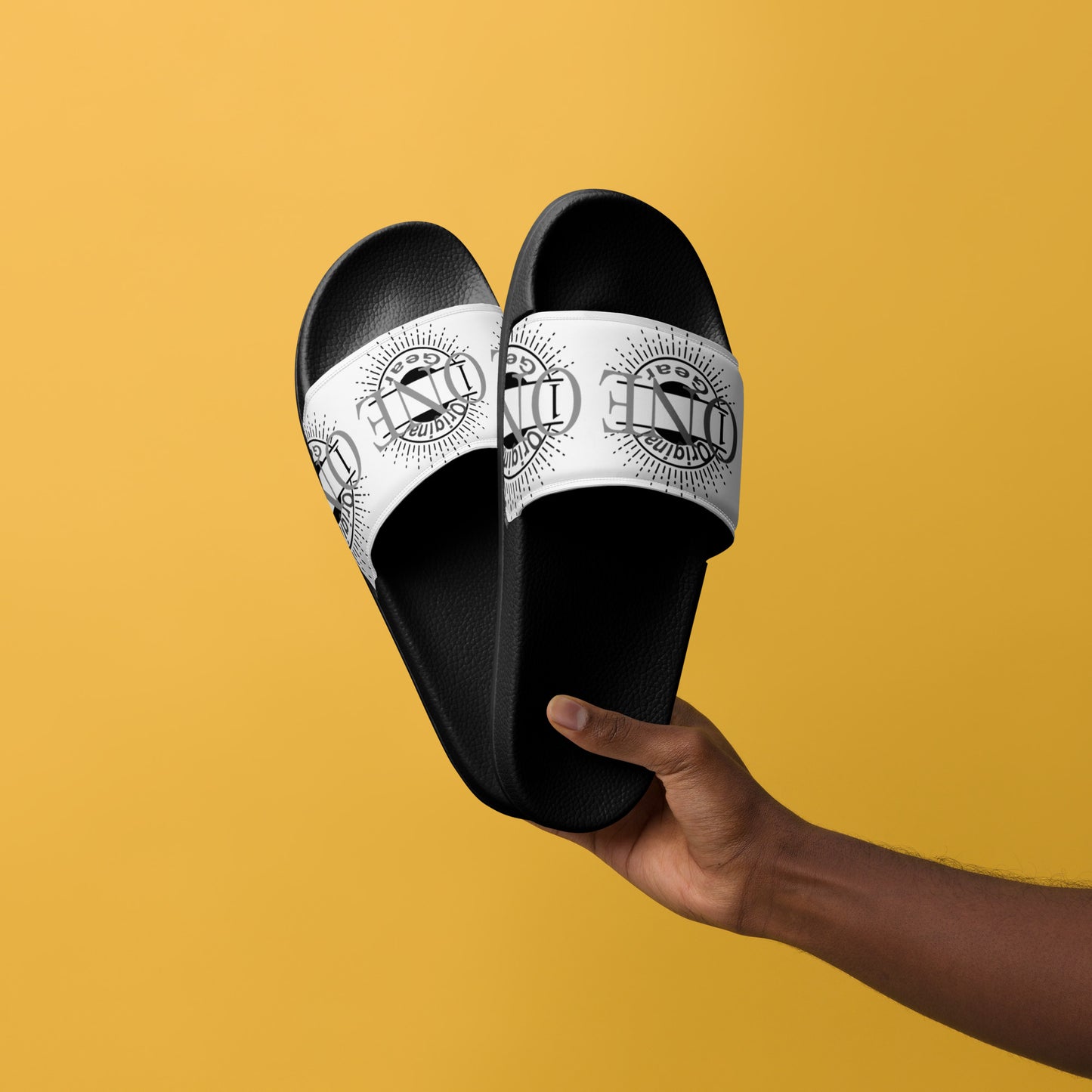 ONE ORIGINAL GEAR ECHO  Men’s slides  White/ Black