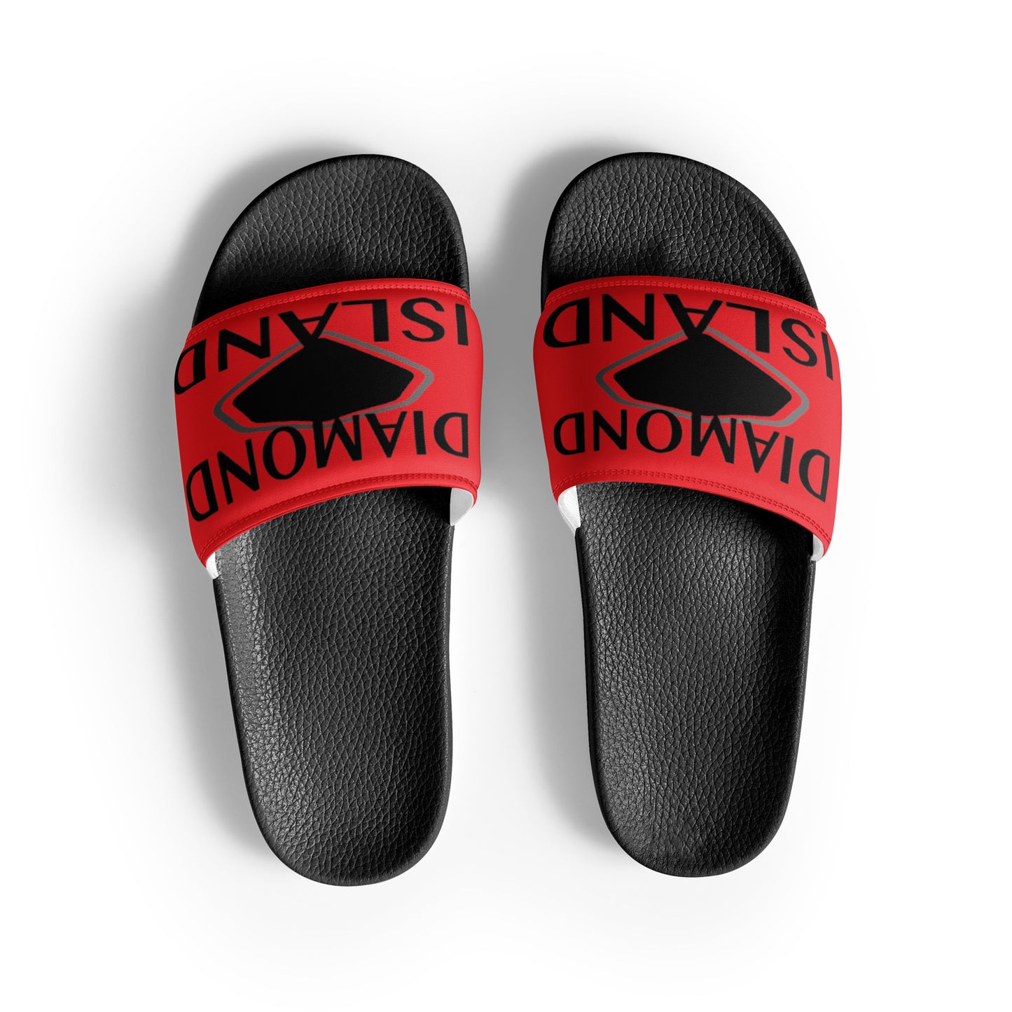 DIAMOND ISLAND  Men’s slides  Red/ White, Red/ Black