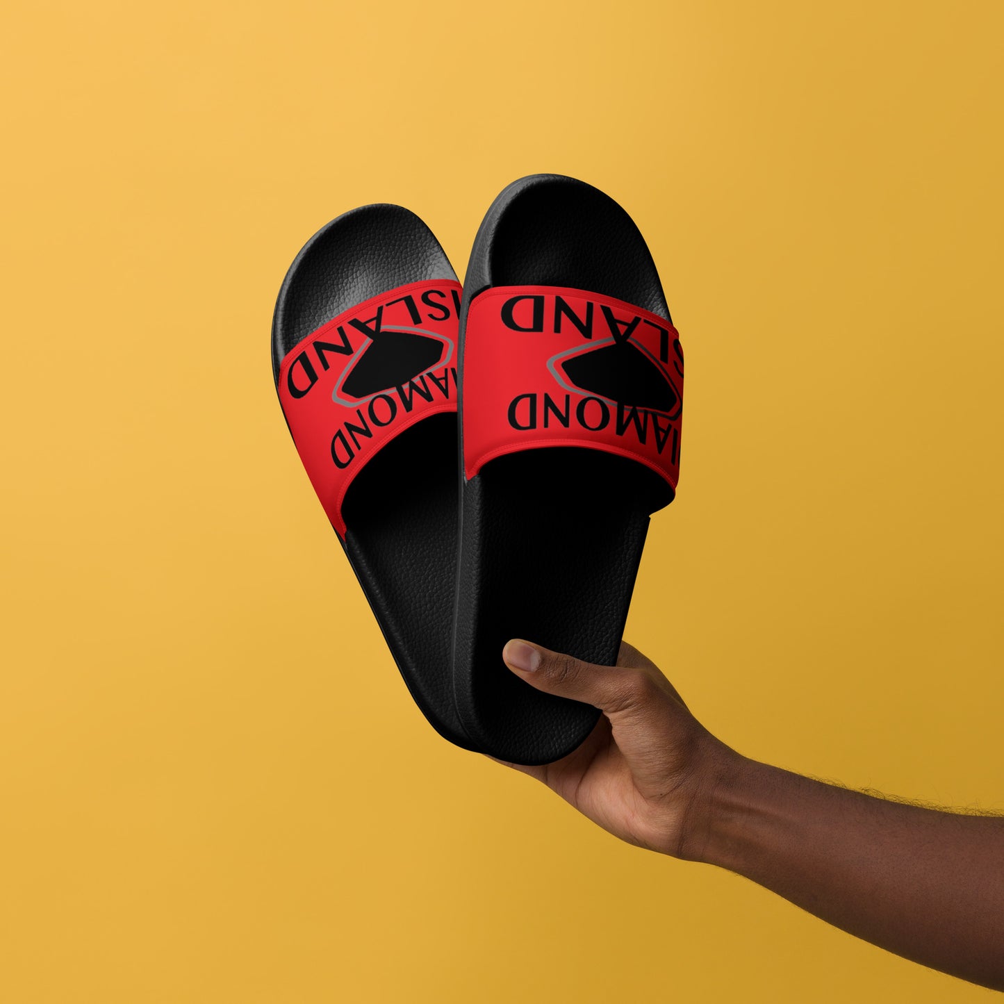DIAMOND ISLAND  Men’s slides  Red/ White, Red/ Black