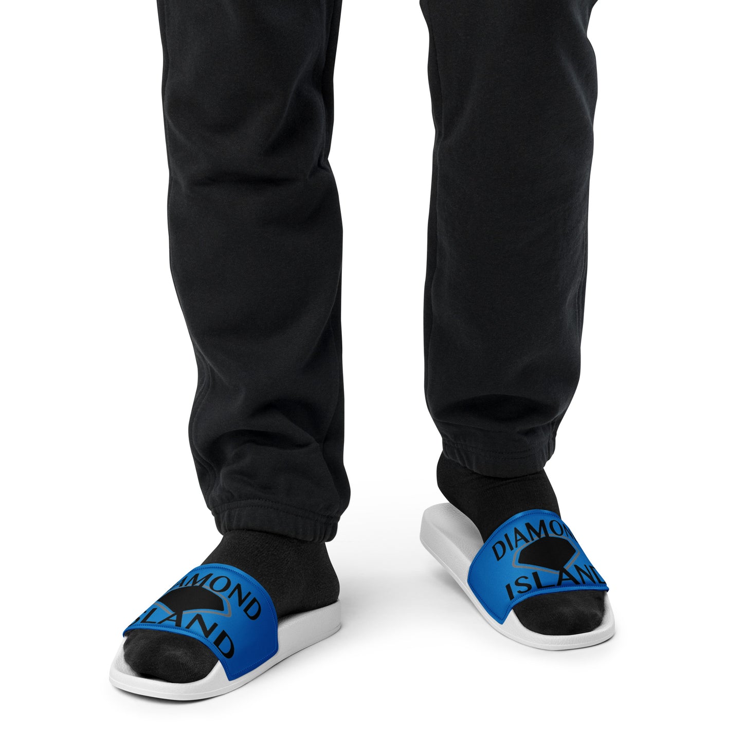 DIAMOND ISLAND  Men’s slides  Blue/ Black, Blue/ White