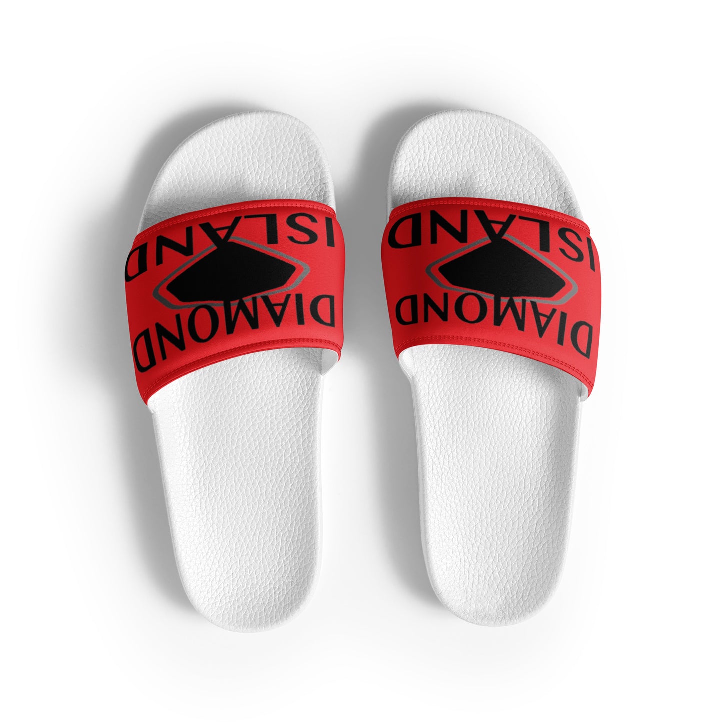 DIAMOND ISLAND  Men’s slides  Red/ White, Red/ Black