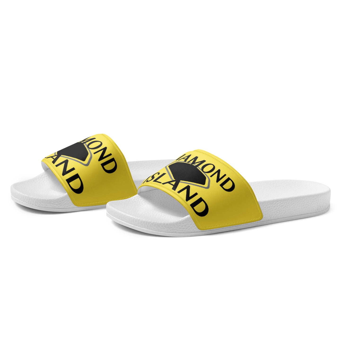 DIAMOND ISLAND  Men’s slides  Yellow/ White, Yellow/ Black
