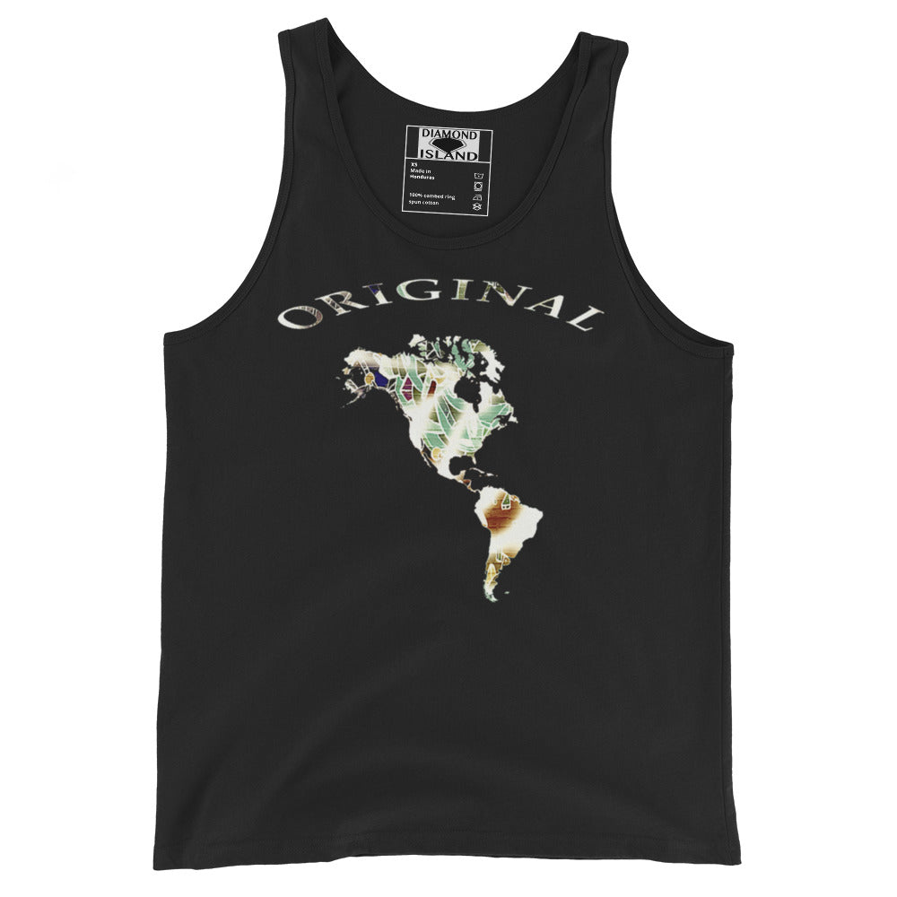 ONE ORIGINAL GEAR  Unisex Tank Top  Black/ Multi Color