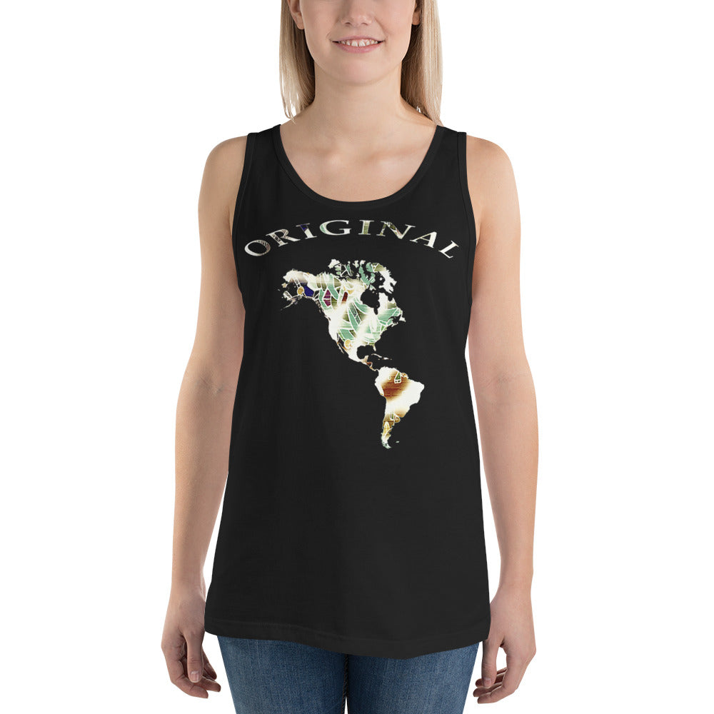 ONE ORIGINAL GEAR  Unisex Tank Top  Black/ Multi Color