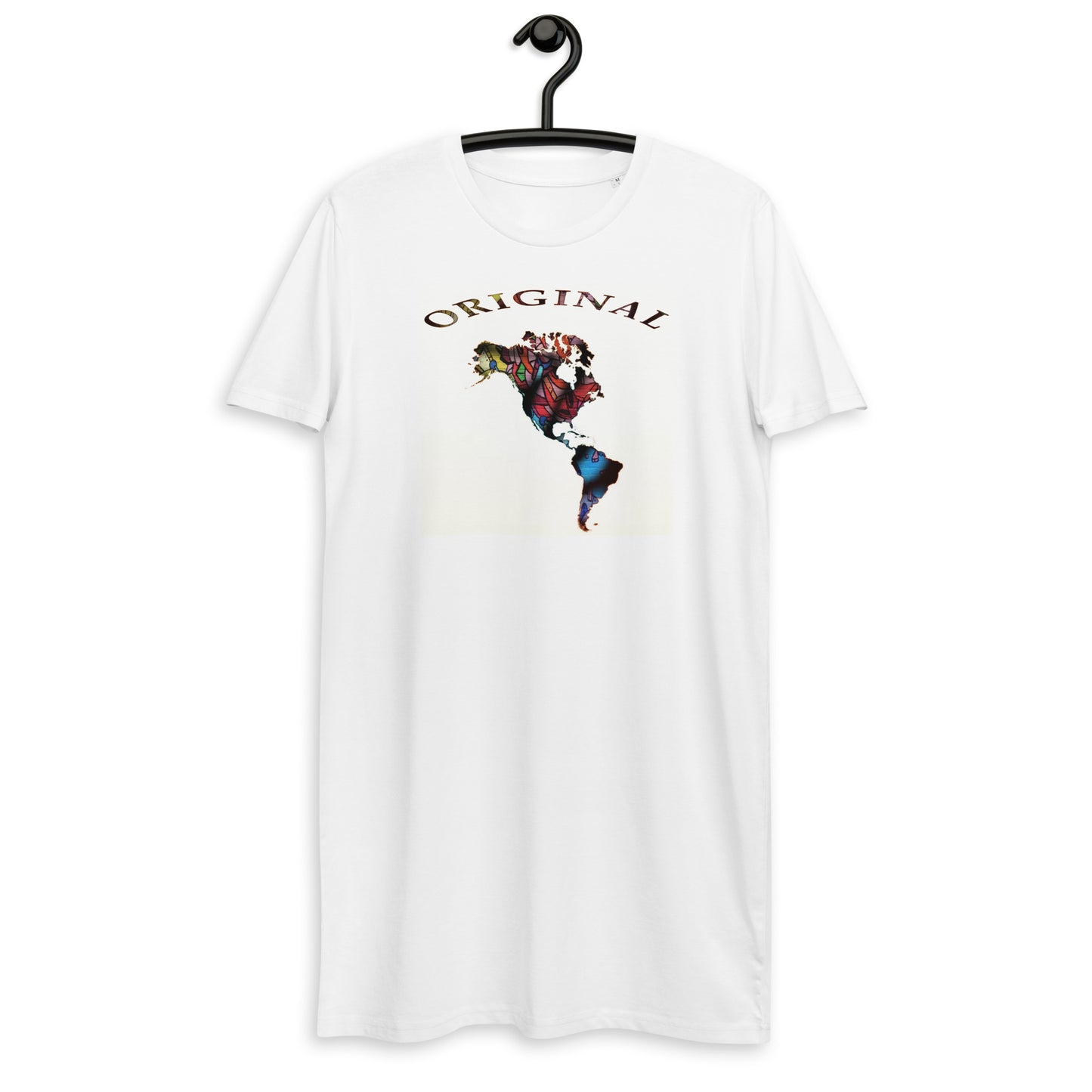 ONE ORIGINAL GEAR  Organic cotton t-shirt dress  White/ Multi Color