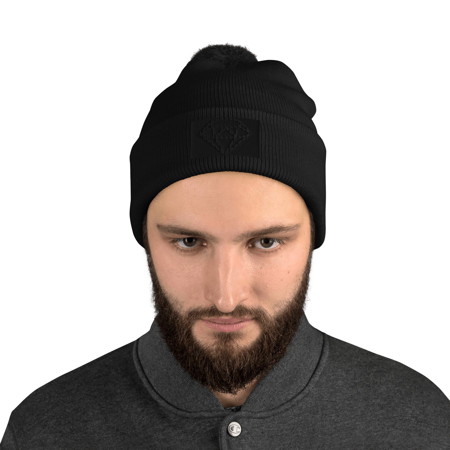 DIAMOND ISLAND  Pom-Pom Beanie