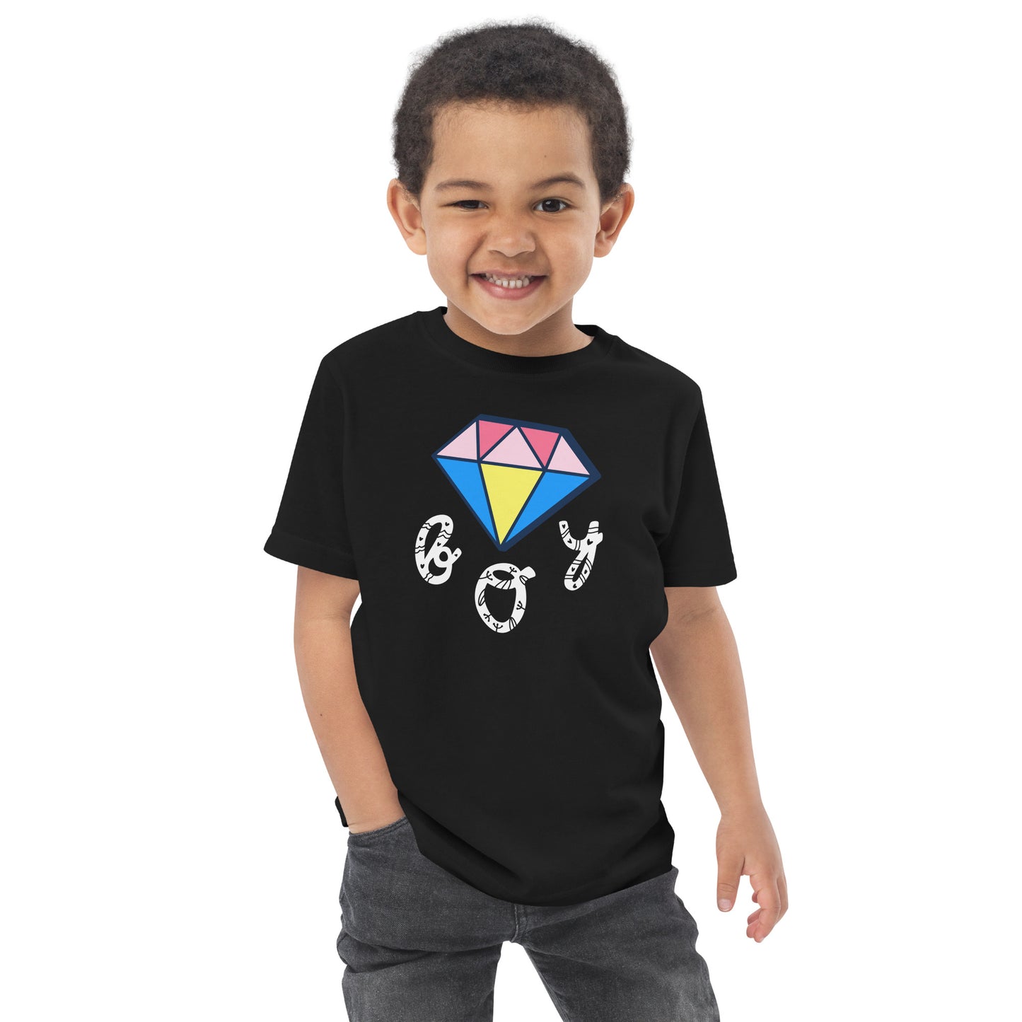 DIAMOND BOY  Toddler jersey t-shirt