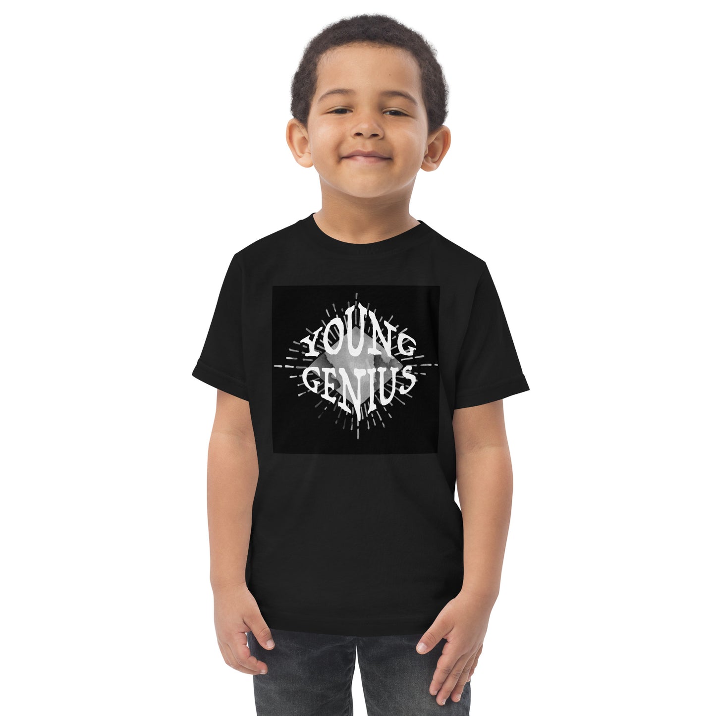 YOUNG GENIUS GEAR  Toddler jersey t-shirt   Black/ Blue/ Pink/ Gray/ Light Blue/ White