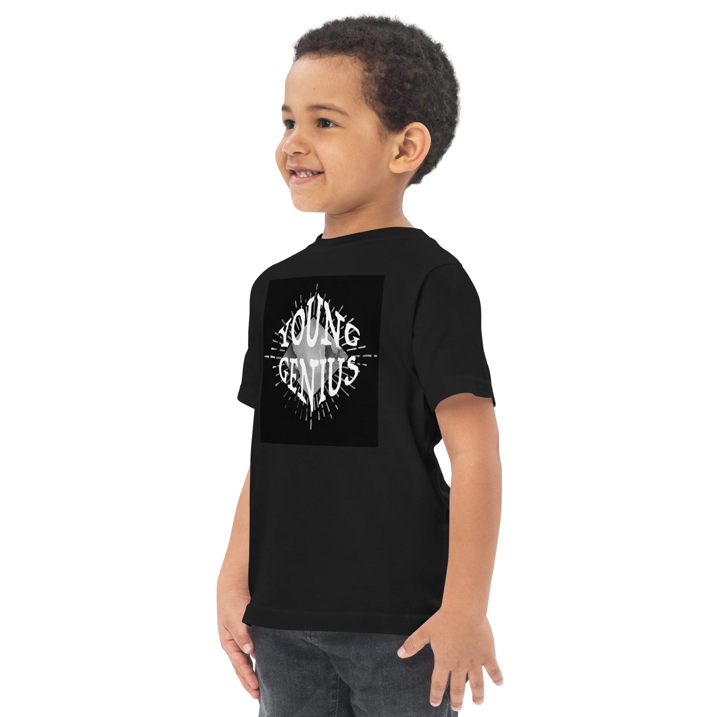 YOUNG GENIUS GEAR  Toddler jersey t-shirt   Black/ Blue/ Pink/ Gray/ Light Blue/ White