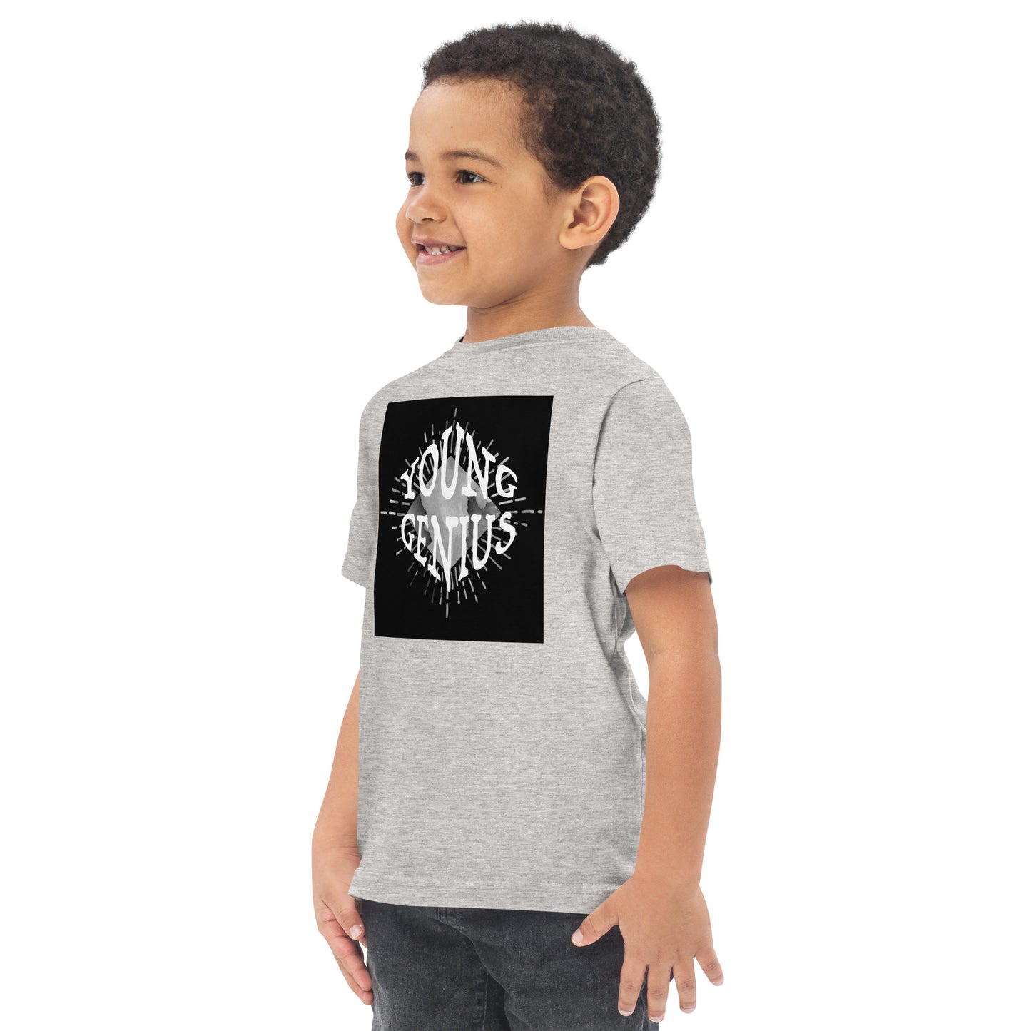 YOUNG GENIUS GEAR  Toddler jersey t-shirt   Black/ Blue/ Pink/ Gray/ Light Blue/ White