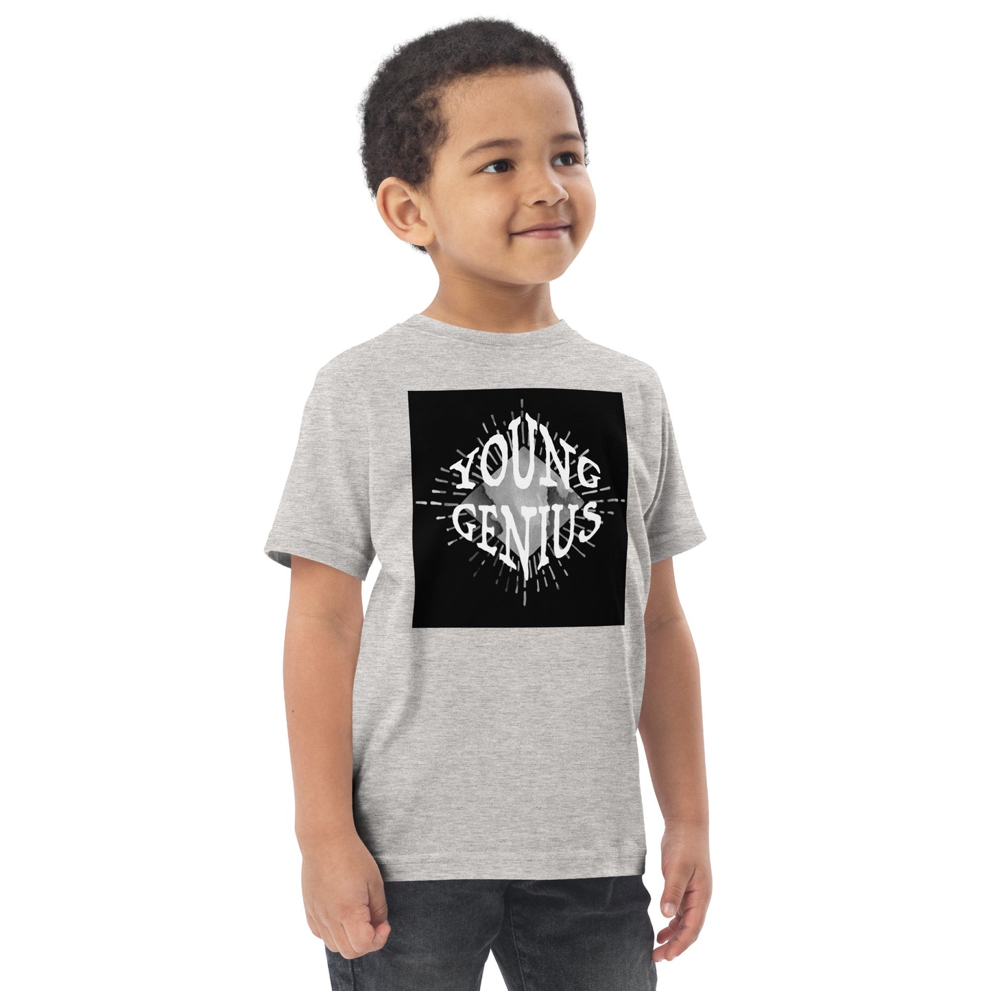YOUNG GENIUS GEAR  Toddler jersey t-shirt   Black/ Blue/ Pink/ Gray/ Light Blue/ White