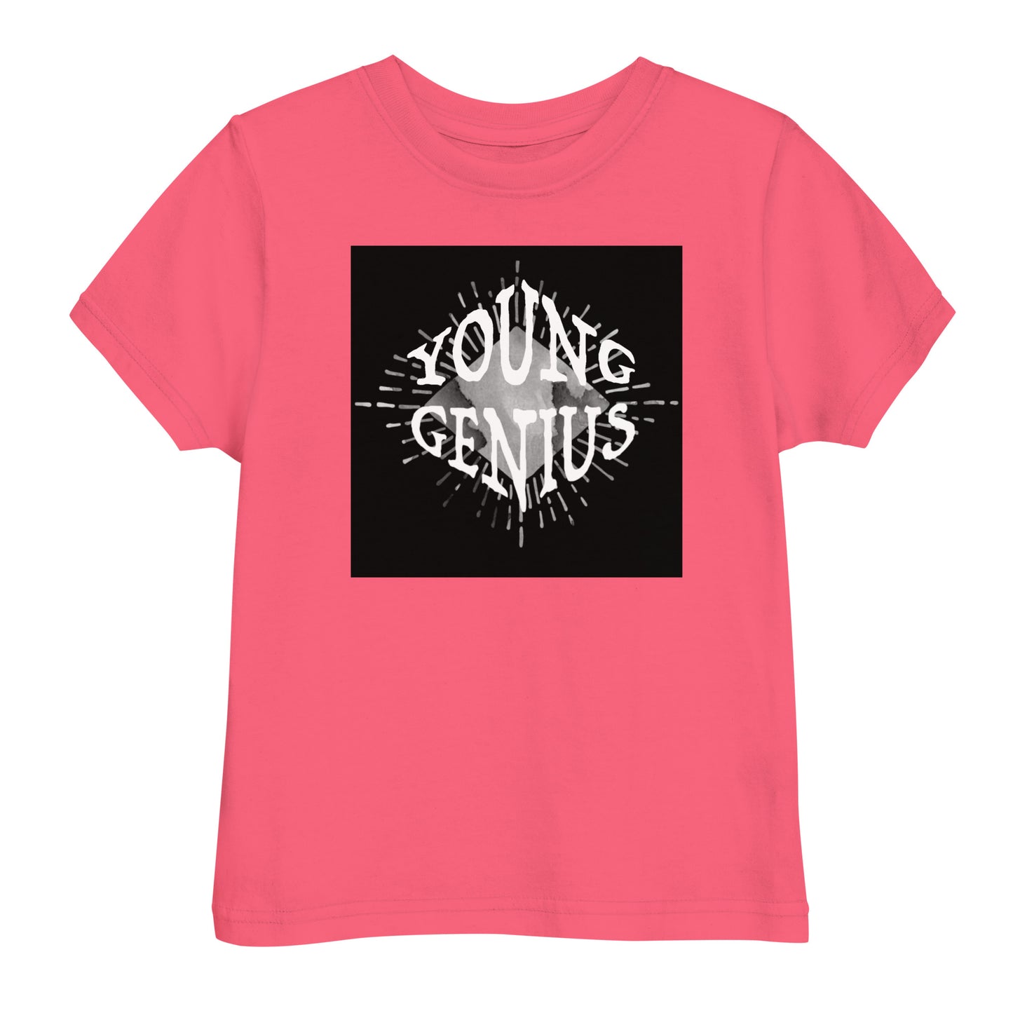 YOUNG GENIUS GEAR  Toddler jersey t-shirt   Black/ Blue/ Pink/ Gray/ Light Blue/ White