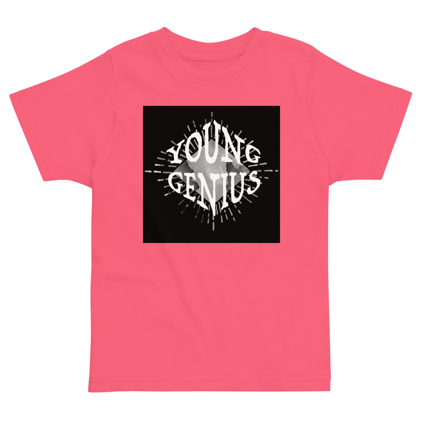 YOUNG GENIUS GEAR  Toddler jersey t-shirt   Black/ Blue/ Pink/ Gray/ Light Blue/ White