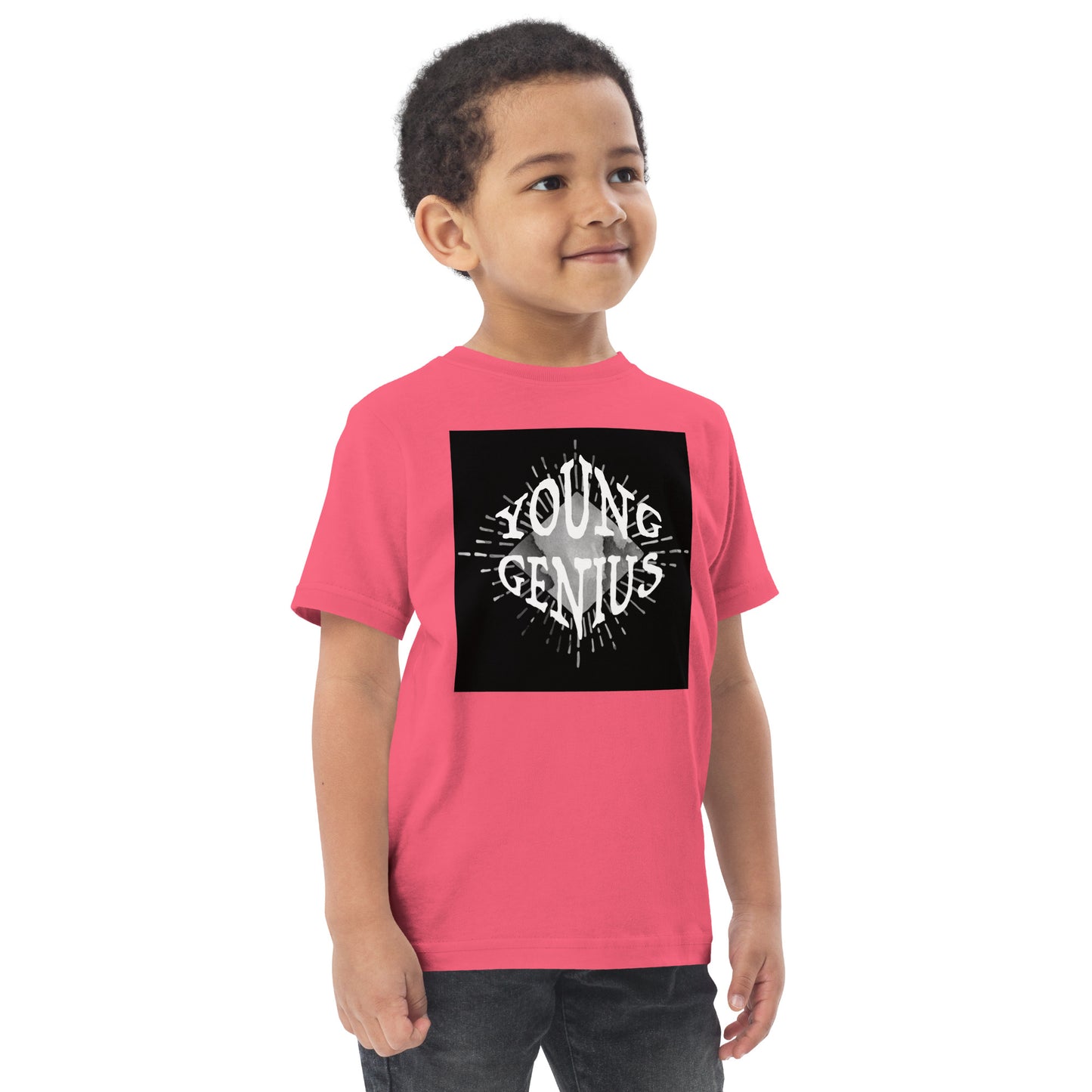 YOUNG GENIUS GEAR  Toddler jersey t-shirt   Black/ Blue/ Pink/ Gray/ Light Blue/ White