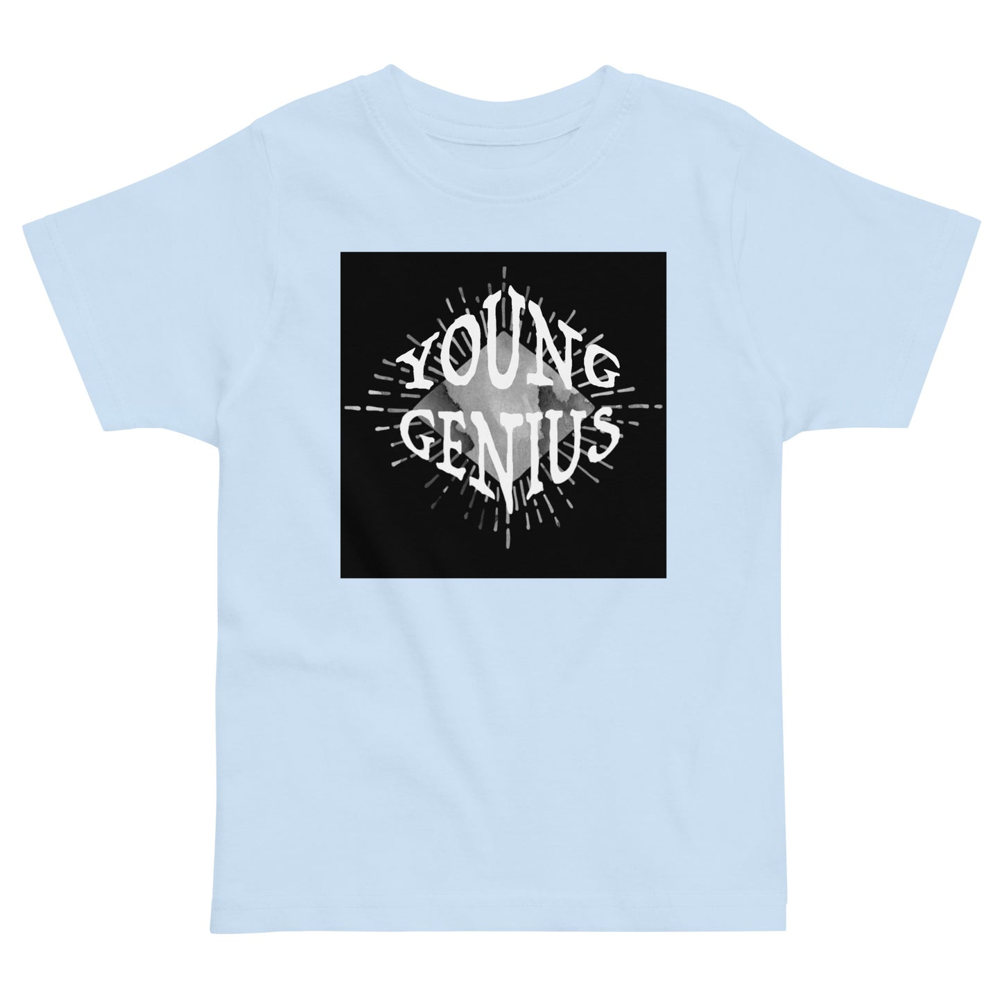 YOUNG GENIUS GEAR  Toddler jersey t-shirt   Black/ Blue/ Pink/ Gray/ Light Blue/ White