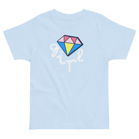 DIAMOND GIRL  Toddler jersey t-shirt