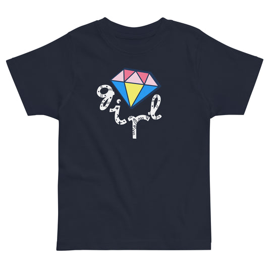 DIAMOND GIRL  Toddler jersey t-shirt