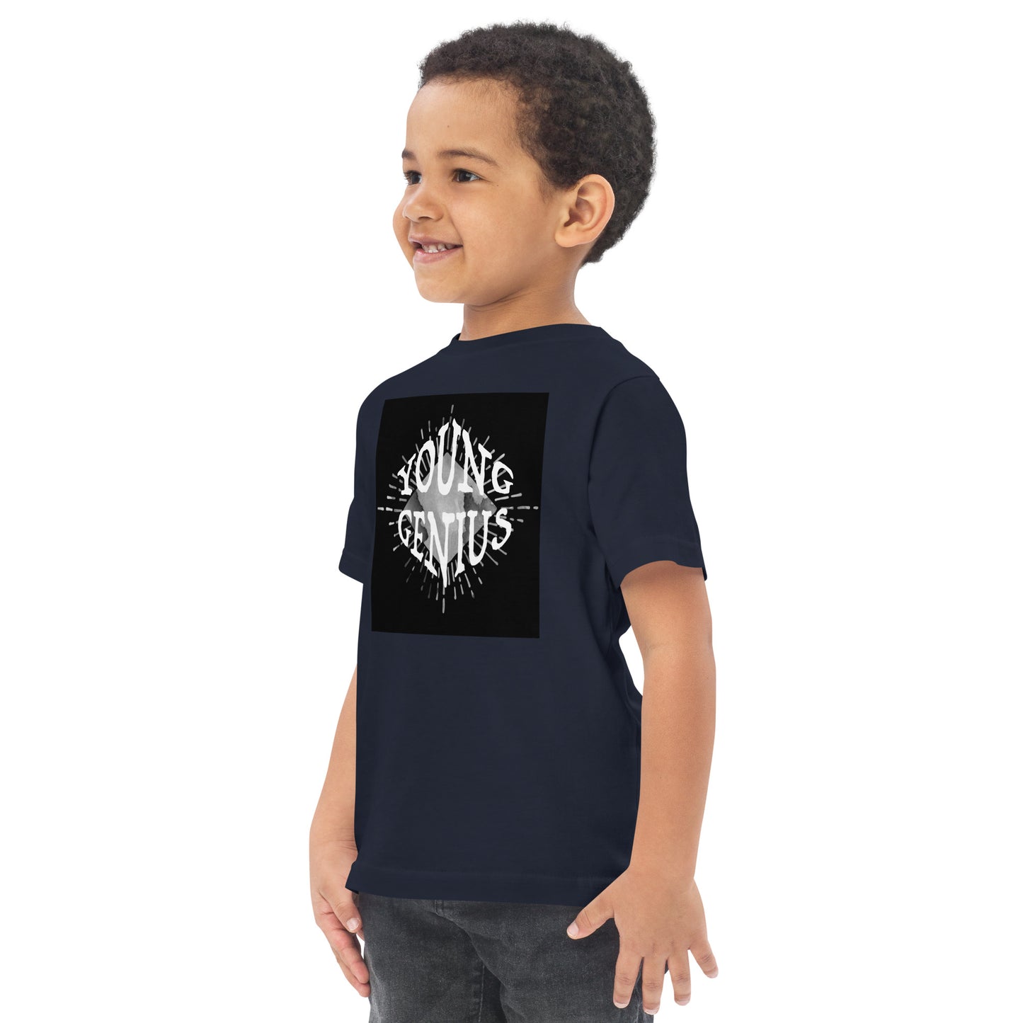 YOUNG GENIUS GEAR  Toddler jersey t-shirt   Black/ Blue/ Pink/ Gray/ Light Blue/ White