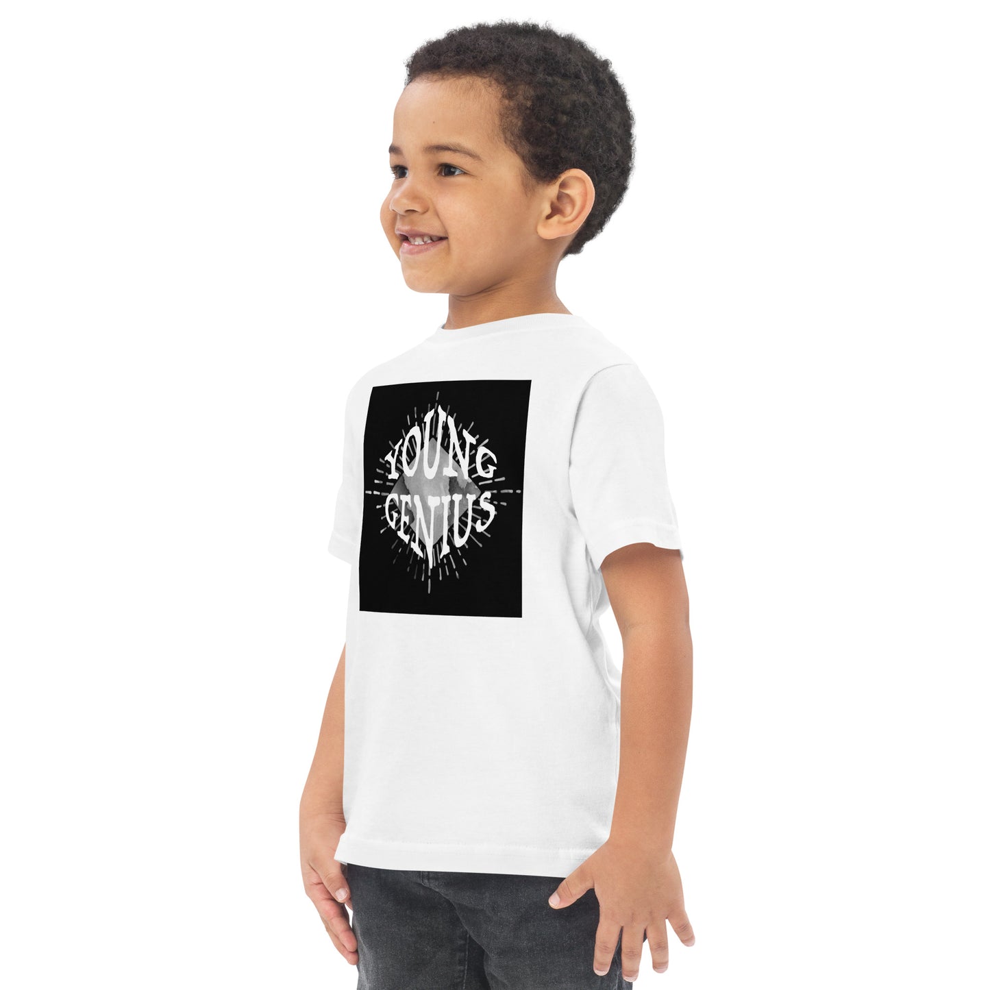 YOUNG GENIUS GEAR  Toddler jersey t-shirt   Black/ Blue/ Pink/ Gray/ Light Blue/ White