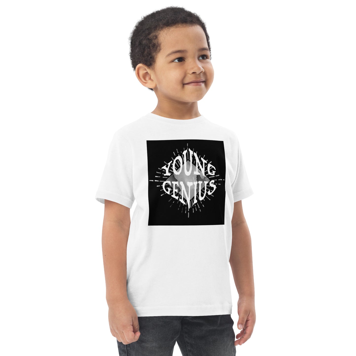 YOUNG GENIUS GEAR  Toddler jersey t-shirt   Black/ Blue/ Pink/ Gray/ Light Blue/ White