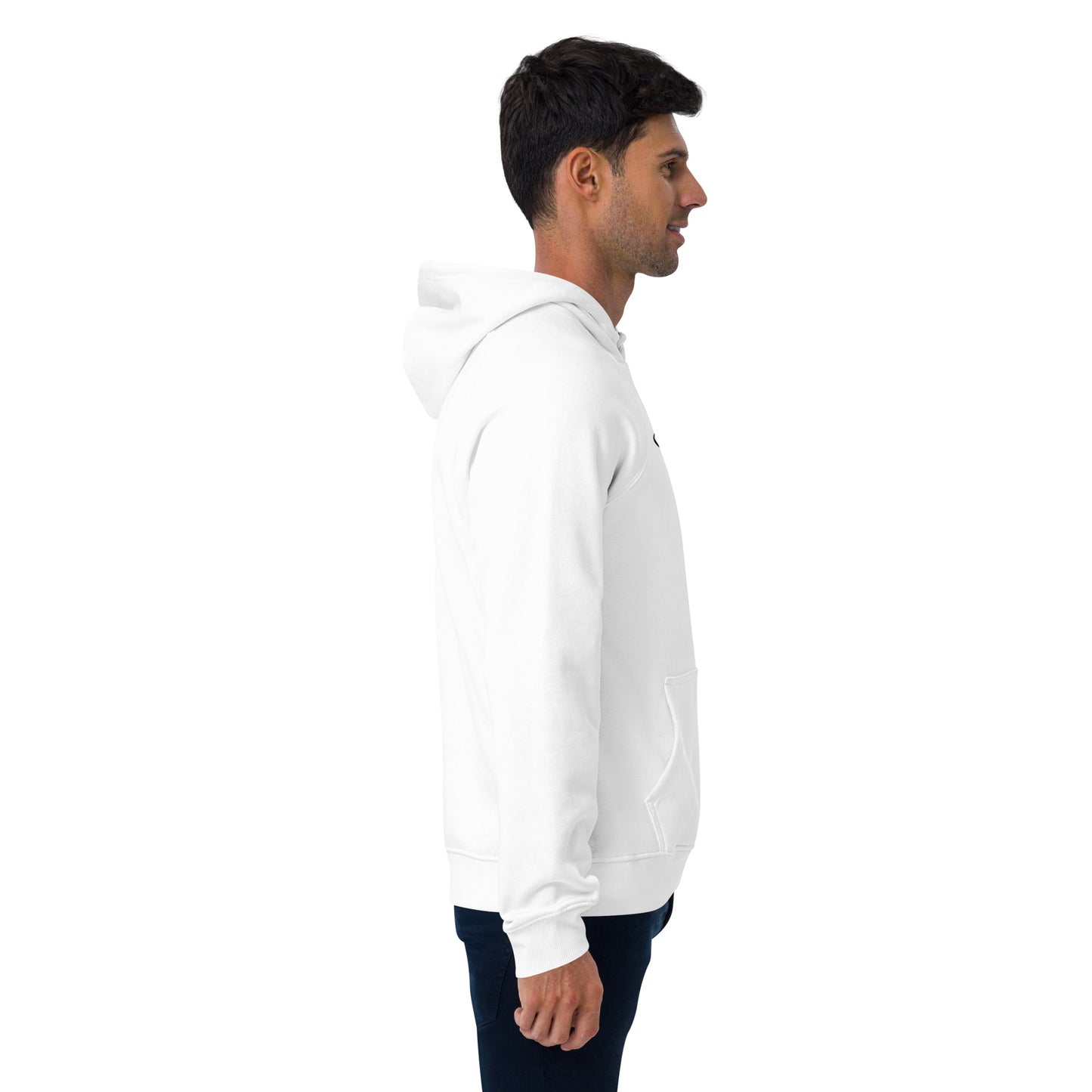ONE ORIGINAL GEAR  Unisex eco raglan hoodie  White/ Multi Colors