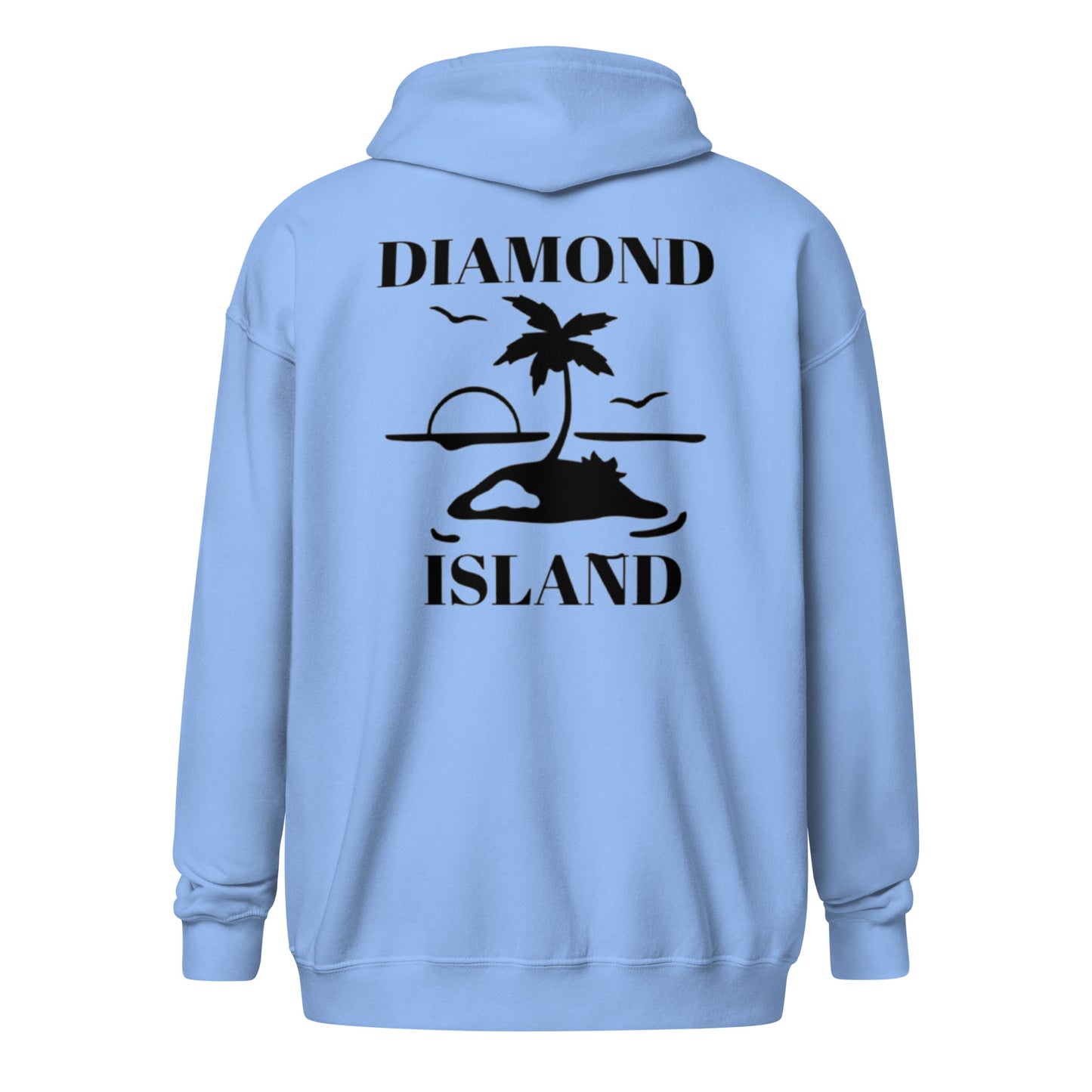 DIAMOND ISLAND VIBER  Unisex heavy blend zip hoodie