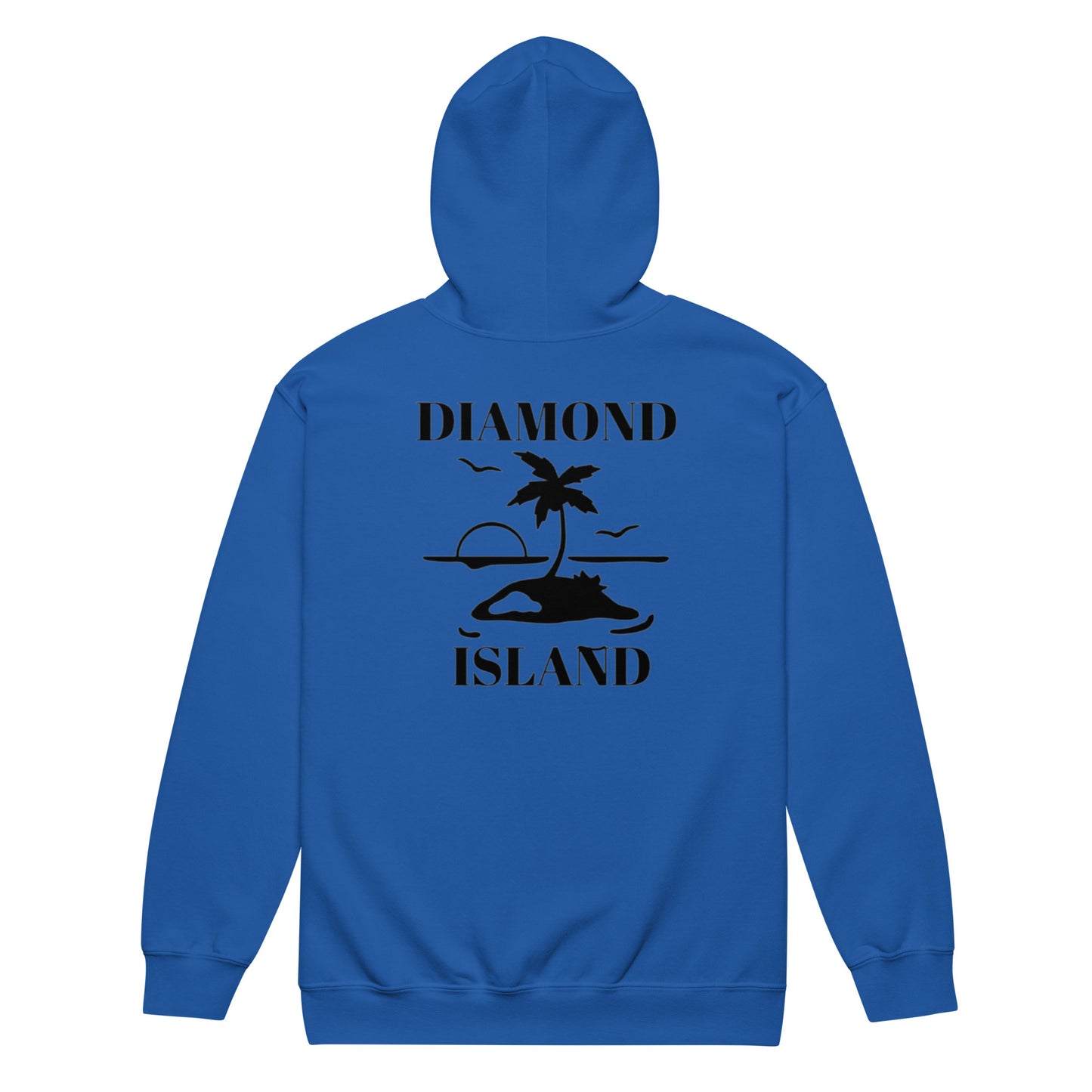 DIAMOND ISLAND VIBER  Unisex heavy blend zip hoodie