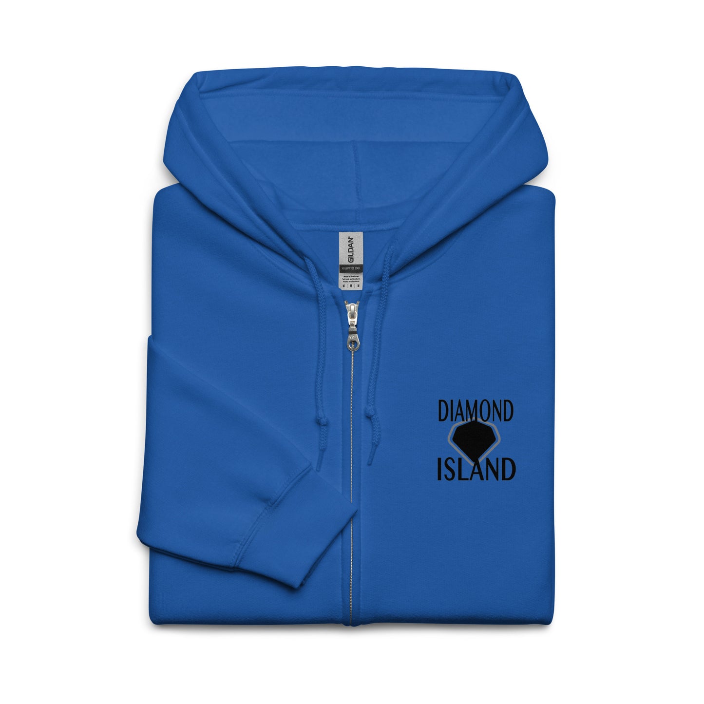 DIAMOND ISLAND VIBER  Unisex heavy blend zip hoodie