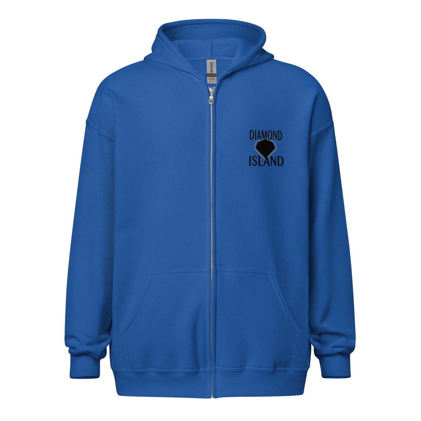 DIAMOND ISLAND VIBER  Unisex heavy blend zip hoodie