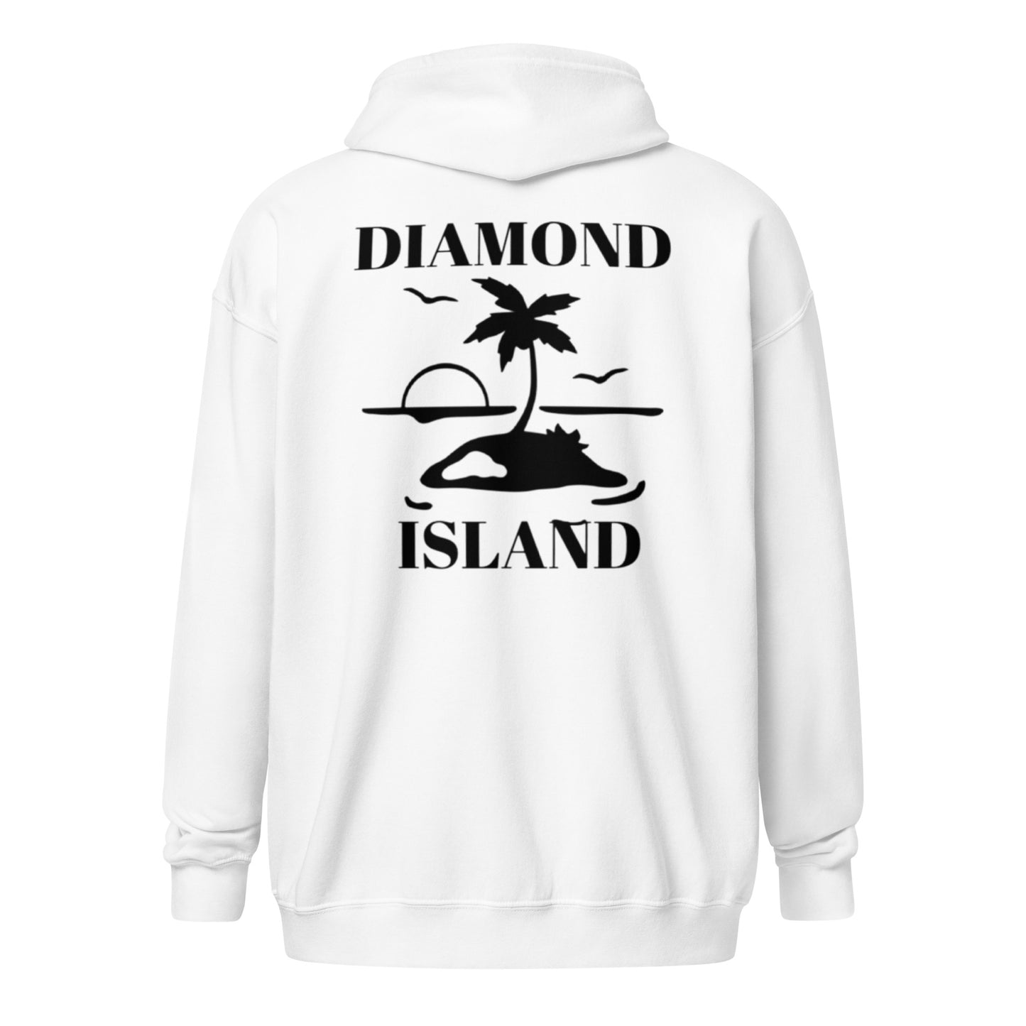 DIAMOND ISLAND VIBER  Unisex heavy blend zip hoodie
