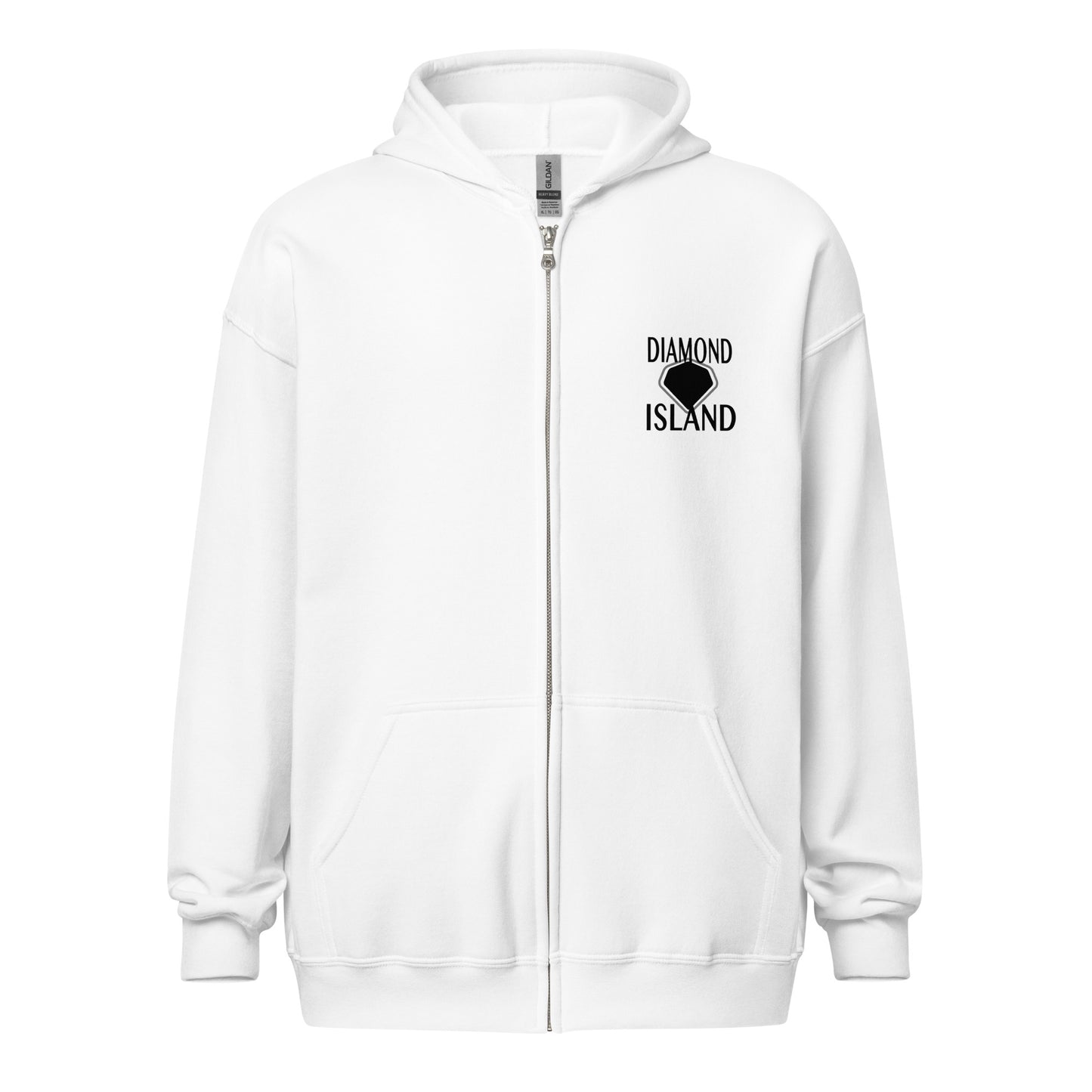 DIAMOND ISLAND VIBER  Unisex heavy blend zip hoodie